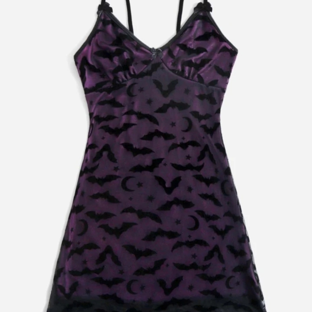 Romwe Gothic Bat Dress